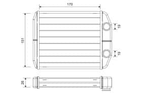 Радиатор печки Valeo 811582