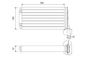 Радіатор пічки Valeo 811519