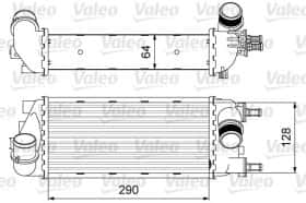 Интеркулер Valeo 818585