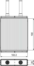 Радиатор печки Valeo 811560
