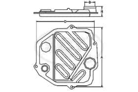 Фильтр АКПП SCT Germany sg1704