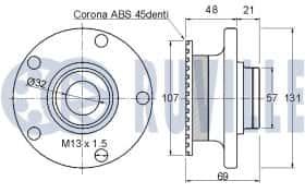 Комплект ступицы колеса