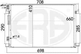 Радіатор кондиціонера ERA 667165