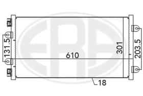Радиатор кондиционера ERA 667014