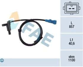 Датчик ABS FAE 78022