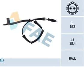 Датчик ABS FAE 78027