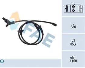 Датчик ABS FAE 78015