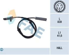 Датчик ABS FAE 78009
