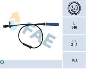 Датчик ABS FAE 78045
