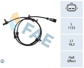 Датчик ABS FAE 78435