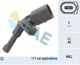 Датчик ABS FAE 78126