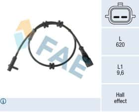 Датчик ABS FAE 78553