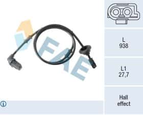Датчик ABS FAE 78567