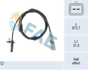 Датчик ABS FAE 78552