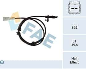 Датчик ABS FAE 78321