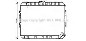 Радіатор охолодження двигуна AVA Quality Cooling MT2187