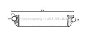 Интеркулер AVA Quality Cooling RT4498