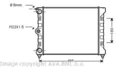 Радиатор охлаждения двигателя AVA Quality Cooling VNA2039