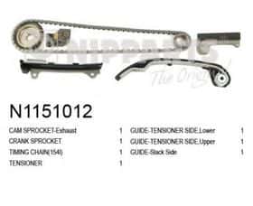Комплект цепи ГРМ Nipparts N1151012