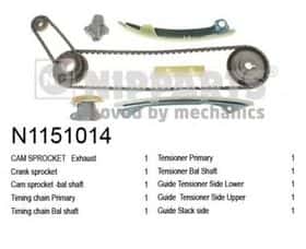 Комплект цепи ГРМ Nipparts N1151014