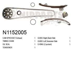 Комплект цепи ГРМ Nipparts N1152005