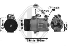 Компресор кондиціонера Diederichs dck1399
