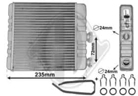 Радиатор печки Diederichs dcm1168
