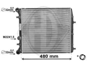 Радіатор охолодження двигуна Diederichs dcm3562