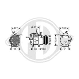 Компресор кондиціонера Diederichs dck1638