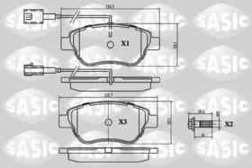 Гальмівні колодки Sasic 6210015