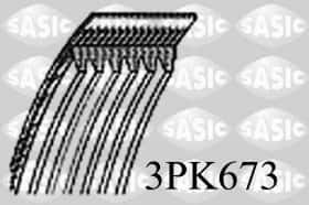 Поліклиновий ремінь Sasic 3pk673