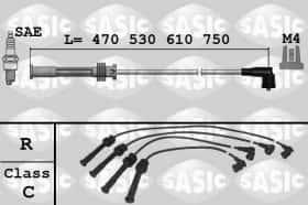 Комплект дротів запалювання Sasic 9284013