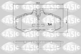 Тормозные колодки Sasic 6216119