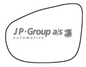 Стекло наружного зеркала JP Group 1189304770
