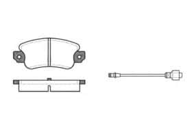 Тормозные колодки KAWE 0028 02