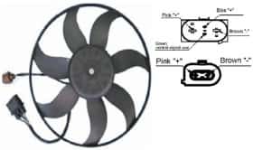 Вентилятор системи охолодження двигуна Mahle cff187001s