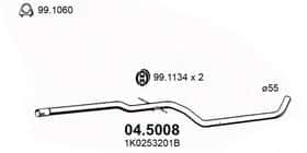 Приемная труба Asso 04.5008