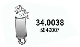 Каталізатор Asso 34.0038