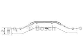 Датчик ABS Bosch 0 265 001 276