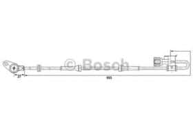 Датчик ABS Bosch 0 265 006 378