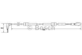 Датчик ABS Bosch 0 265 007 084