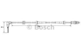 Датчик ABS Bosch 0 265 007 511