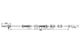 Датчик ABS Bosch 0 265 007 980
