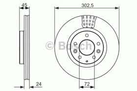 Тормозной диск Bosch 0 986 479 700
