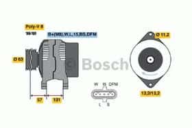 Генератор Bosch 0 124 655 013