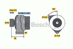 Генератор Bosch 0 986 039 300