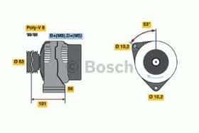 Генератор Bosch 0 986 040 210
