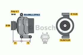 Генератор Bosch 0 986 045 370