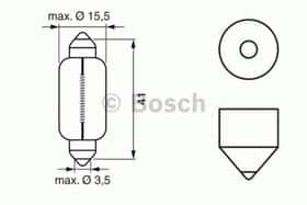Лампа ближнего света Bosch 1 987 302 529