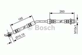 Тормозной шланг Bosch 1 987 481 408